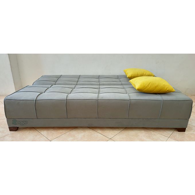 "Sofa bed by Rango Furniture, perfect for living rooms, guest rooms, and small spaces. Size: 120×190 cm, Color: Gray