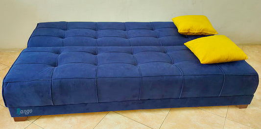 Rango Sofa Bed Used in Living Room, Guests and Small Spaces Furniture 120 x 190 cm navy