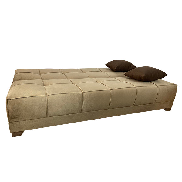 "Sofa bed by Rango Furniture, perfect for living rooms, guest rooms, and small spaces. Size: 120×190 cm, Color: Coffe