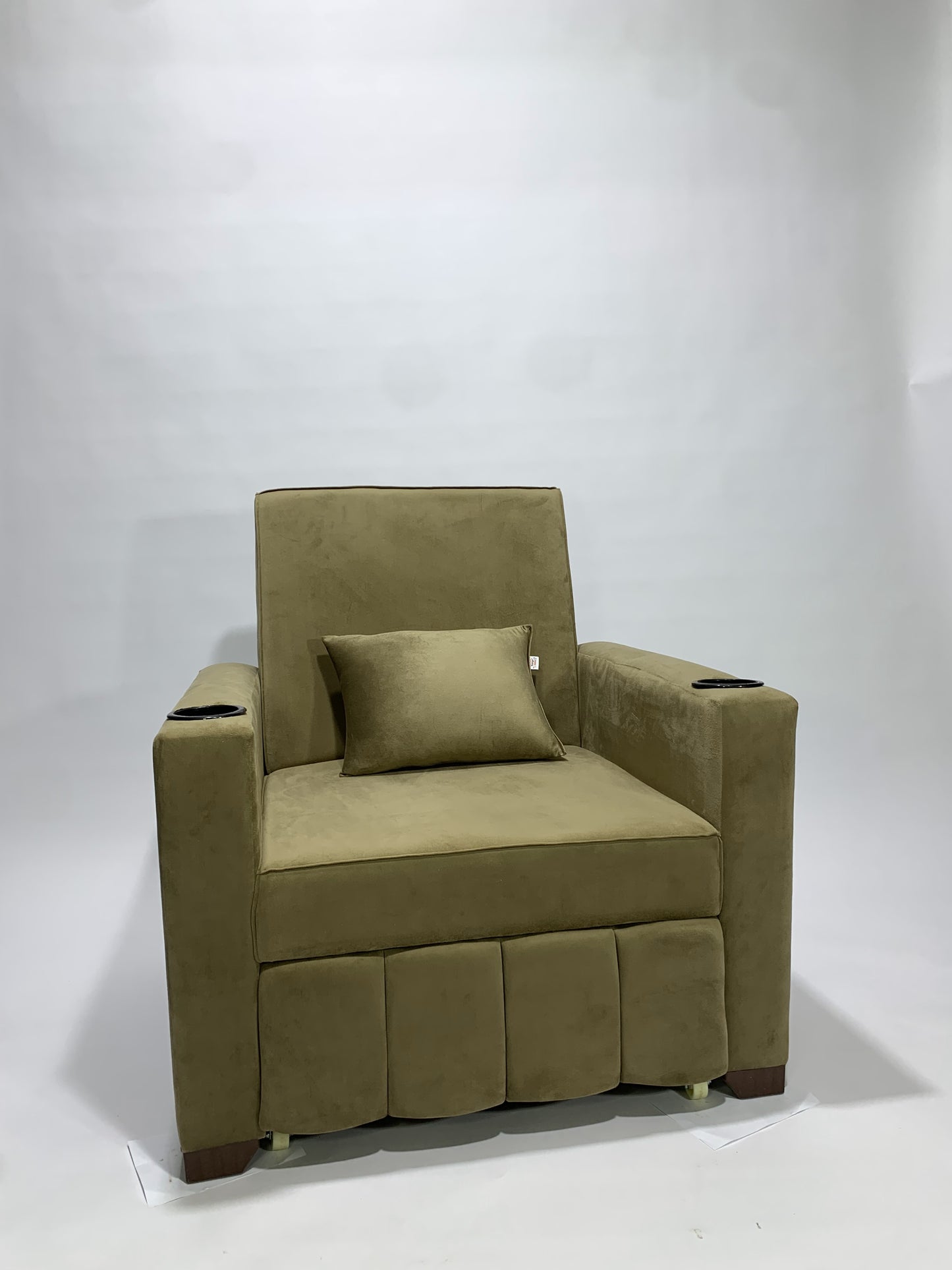 Chair-bed with drawer from Rango Furniture. Width 90, Height 95, Length 185, Depth 80. Color: Coffe