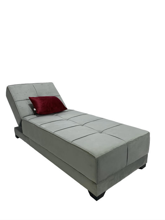 Chair for Living Room, Guest Room and Small Spaces Bed 70cm x 1.90m gray