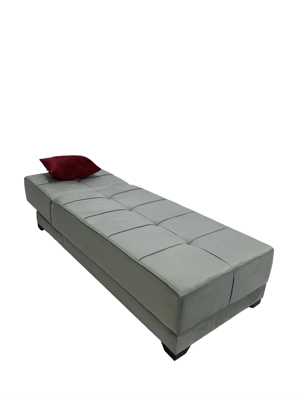 Chair for Living Room, Guest Room and Small Spaces Bed 70cm x 1.90m gray