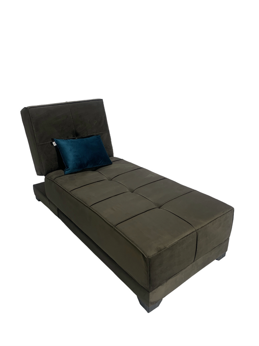 Chair for Living Room, Guest Room and Small Spaces Bed 70cm x 1.90m Brown