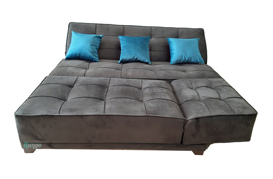 Rango L-Shape Sofa Bed (2.60×1.65 cm) for Living Rooms & Small Spaces - Brown