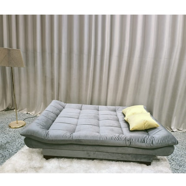 "Sofa bed by Rango Furniture, perfect for living rooms, guest rooms, and small spaces. Size: 120×190 cm, Color: Gray