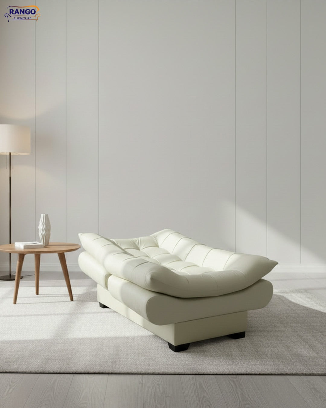 Rango Chair for Home, Office, Space Saving, Elegant Design, 90cm, Wood, Color Sugar