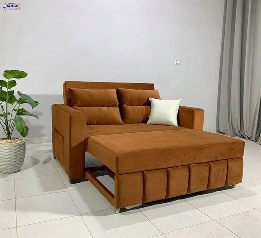 Rango Furniture Sofa Bed Width 150 cm & Depth 85 cm Perfect for living rooms, guest rooms, and small spaces. Color: Havan
