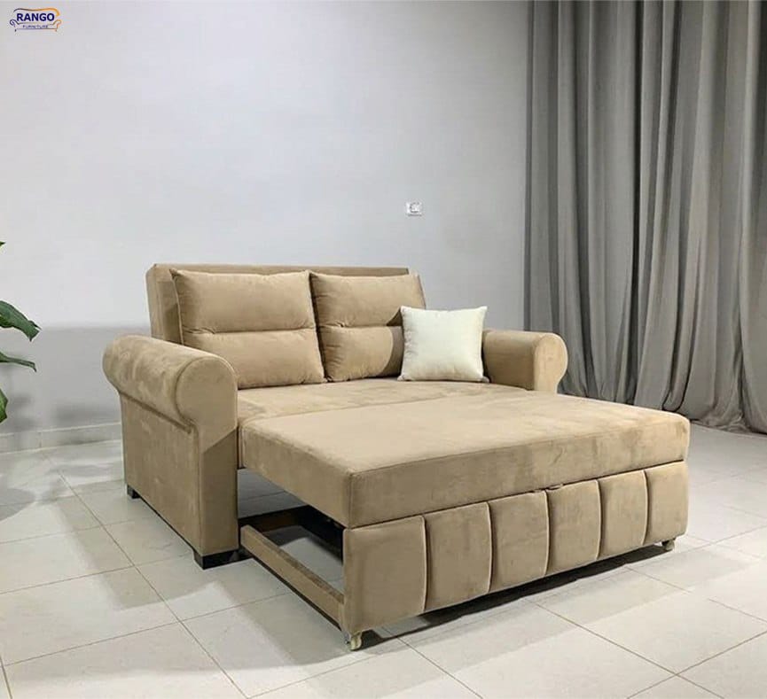 Rango Furniture Sofa Bed Drawer 1.50Width 85 cm Depth Bed Length 1.85cm Color : Coffe