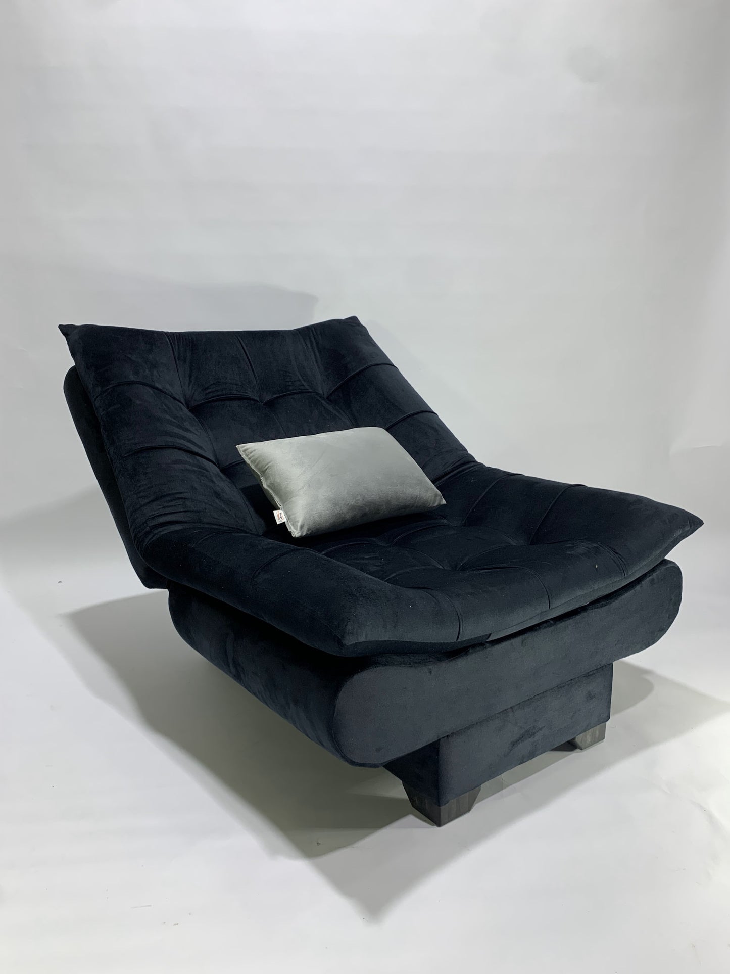 Rango Chair for Home, Office, Space Saving, Elegant Design, 90cm, Wood, Color Black
