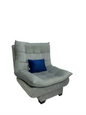 Rango Chair for Home, Office, Space Saving, Elegant Design, 90cm, Wood, Color gray