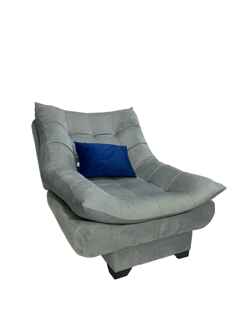 Rango Chair for Home, Office, Space Saving, Elegant Design, 90cm, Wood, Color gray