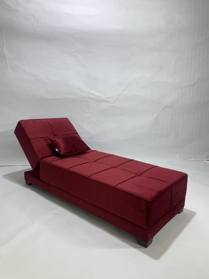 Chair for Living Room, Guest Room and Small Spaces Bed 70cm x 1.90m burgundy