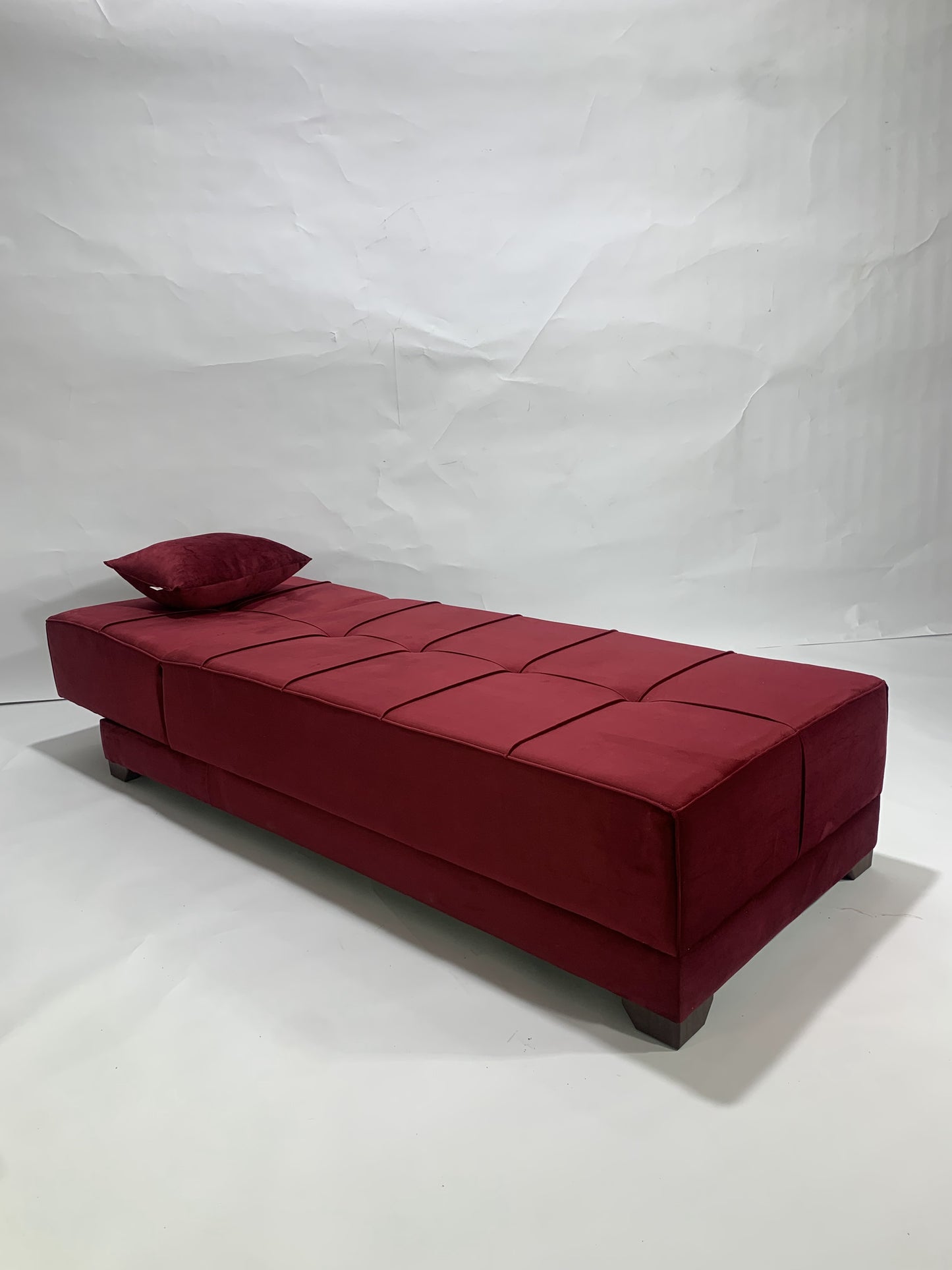 Chair for Living Room, Guest Room and Small Spaces Bed 70cm x 1.90m burgundy