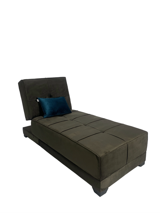 Chair for Living Room, Guest Room and Small Spaces Bed 70cm x 1.90m Brown