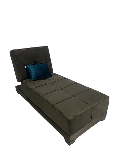 Chair for Living Room, Guest Room and Small Spaces Bed 70cm x 1.90m Brown