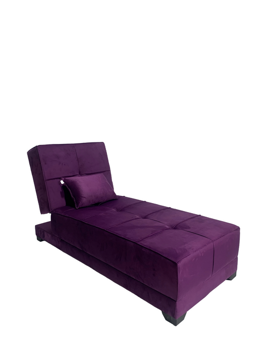 Chair for Living Room, Guest Room and Small Spaces Bed 70cm x 1.90m Purple