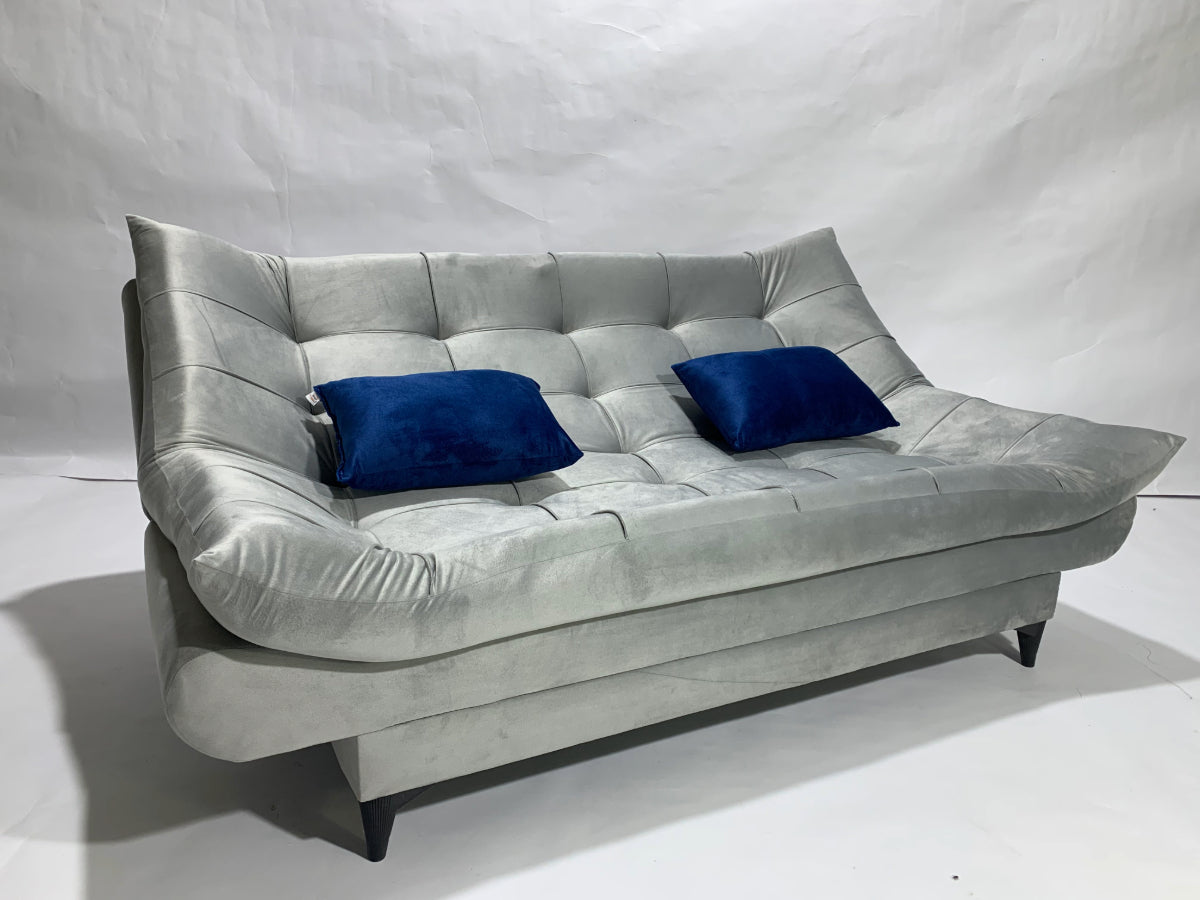 "Sofa bed by Rango Furniture, perfect for living rooms, guest rooms, and small spaces. Size: 120×190 cm, Color: Gray