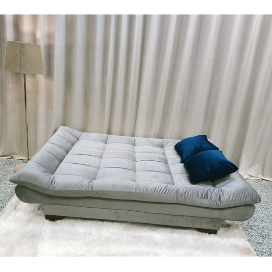 "Sofa bed by Rango Furniture, perfect for living rooms, guest rooms, and small spaces. Size: 120×190 cm, Color: Gray
