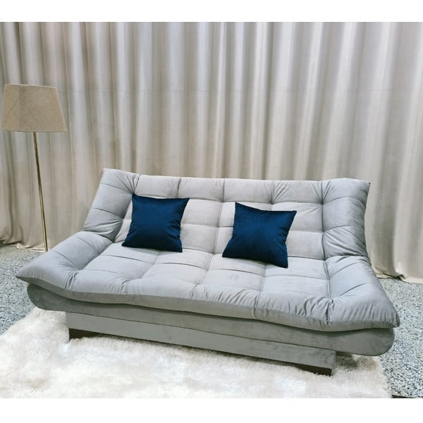 "Sofa bed by Rango Furniture, perfect for living rooms, guest rooms, and small spaces. Size: 120×190 cm, Color: Gray