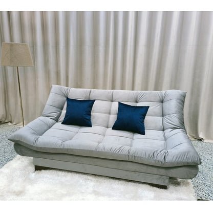 "Sofa bed by Rango Furniture, perfect for living rooms, guest rooms, and small spaces. Size: 120×190 cm, Color: Gray