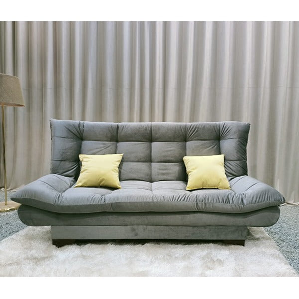 "Sofa bed by Rango Furniture, perfect for living rooms, guest rooms, and small spaces. Size: 120×190 cm, Color: Gray