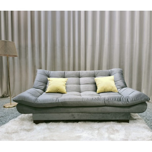 "Sofa bed by Rango Furniture, perfect for living rooms, guest rooms, and small spaces. Size: 120×190 cm, Color: Gray