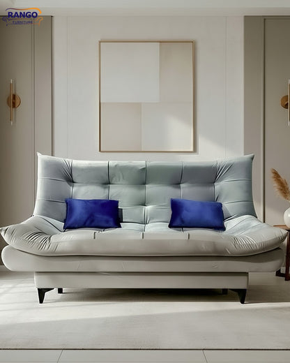 "Sofa bed by Rango Furniture, perfect for living rooms, guest rooms, and small spaces. Size: 120×190 cm, Color: Gray