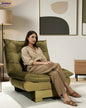Rango Chair for Home, Office, Space Saving, Elegant Design, 90cm, Wood, Color coffe