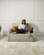 Rango Furniture Sofa Bed Drawer Beige 1.50Width 85 cm Depth Bed Length 1.85cm