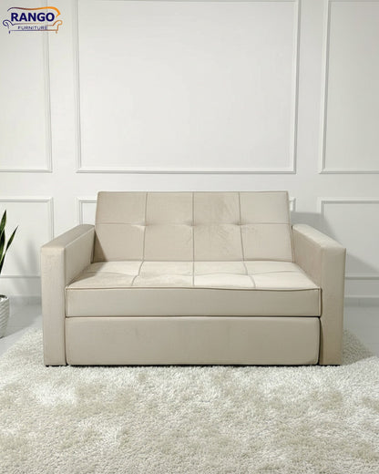 Rango Furniture Sofa Bed Drawer Beige 1.50Width 85 cm Depth Bed Length 1.85cm