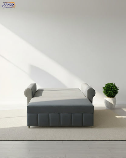 Rango Furniture Sofa Bed Drawer 1.50Width 85 cm Depth Bed Length 1.85cm Color gray