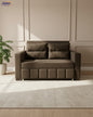 Rango Furniture Sofa Bed Drawer 1.50Width 85 cm Depth Bed Length 1.85cm Color Brown