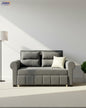 Rango Furniture Sofa Bed Drawer 1.50Width 85 cm Depth Bed Length 1.85cm Color gray