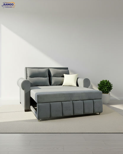 Rango Furniture Sofa Bed Drawer 1.50Width 85 cm Depth Bed Length 1.85cm Color gray