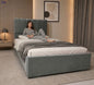 "Rango Furniture bed, featuring a design that combines quality and elegance. Color:Gray"