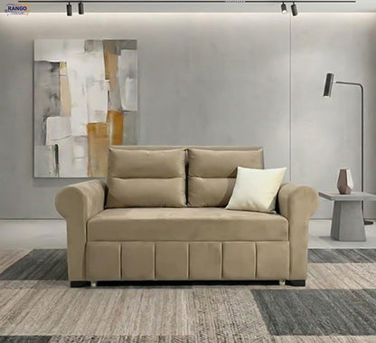 Rango Furniture Sofa Bed Drawer 1.50Width 85 cm Depth Bed Length 1.85cm Color : Coffe