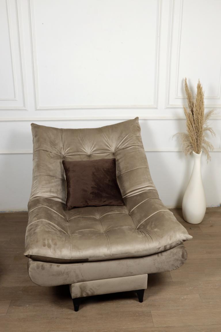 Rango Chair for Home, Office, Space Saving, Elegant Design, 90cm, Wood, Color coffe